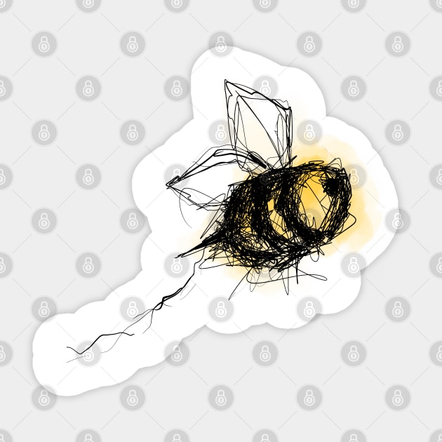 Bee Sticker by Seda